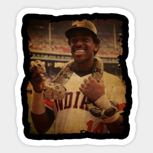 Julio Franco in Cleveland Guardians Sticker